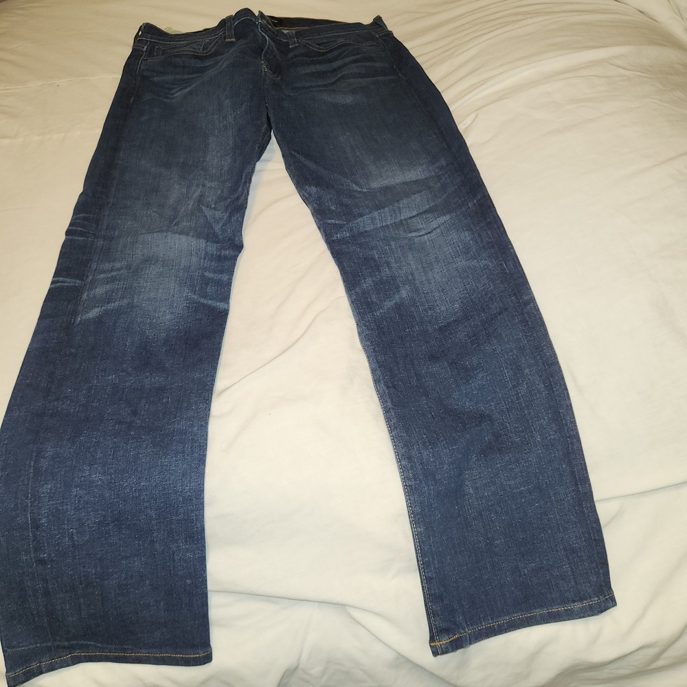 J.Crew 770 Straight Fit Jeans Mens 33x30 Dark Wash Indigo Denim Pants